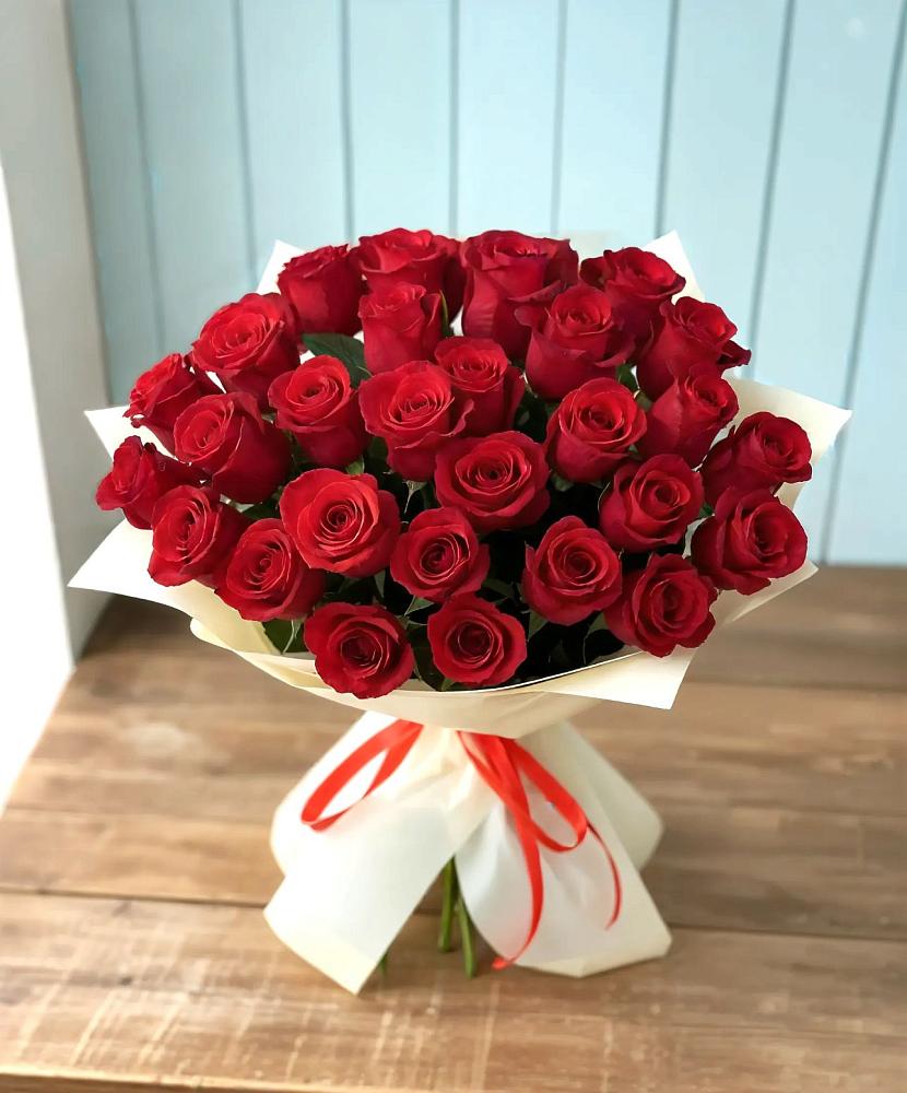 Букет 29 Красных роз в Сазоново