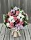 Букет цветов из: Альстромерии, Гвоздики, Розы и Хризантемы в Сазоново