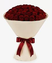 Букет 101 Бордовая роза Блэк Бакарра в Сазоново
