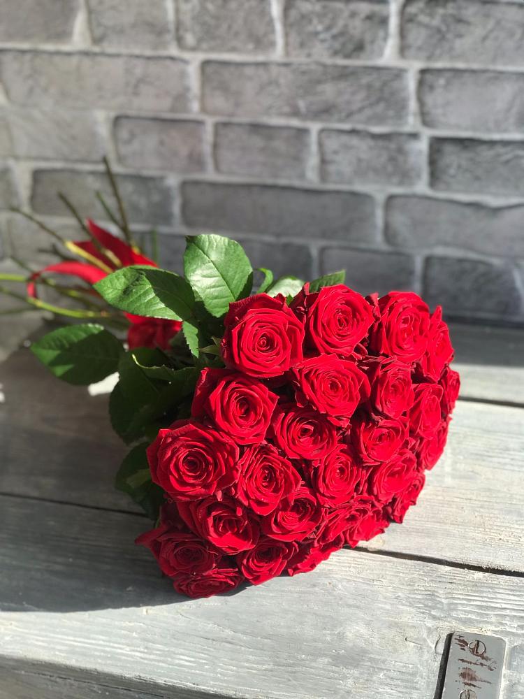 Букет Красные розы Фридом в Сазоново