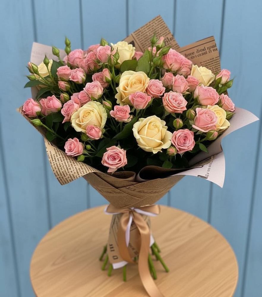 Букет цветов из: Розы в Сазоново