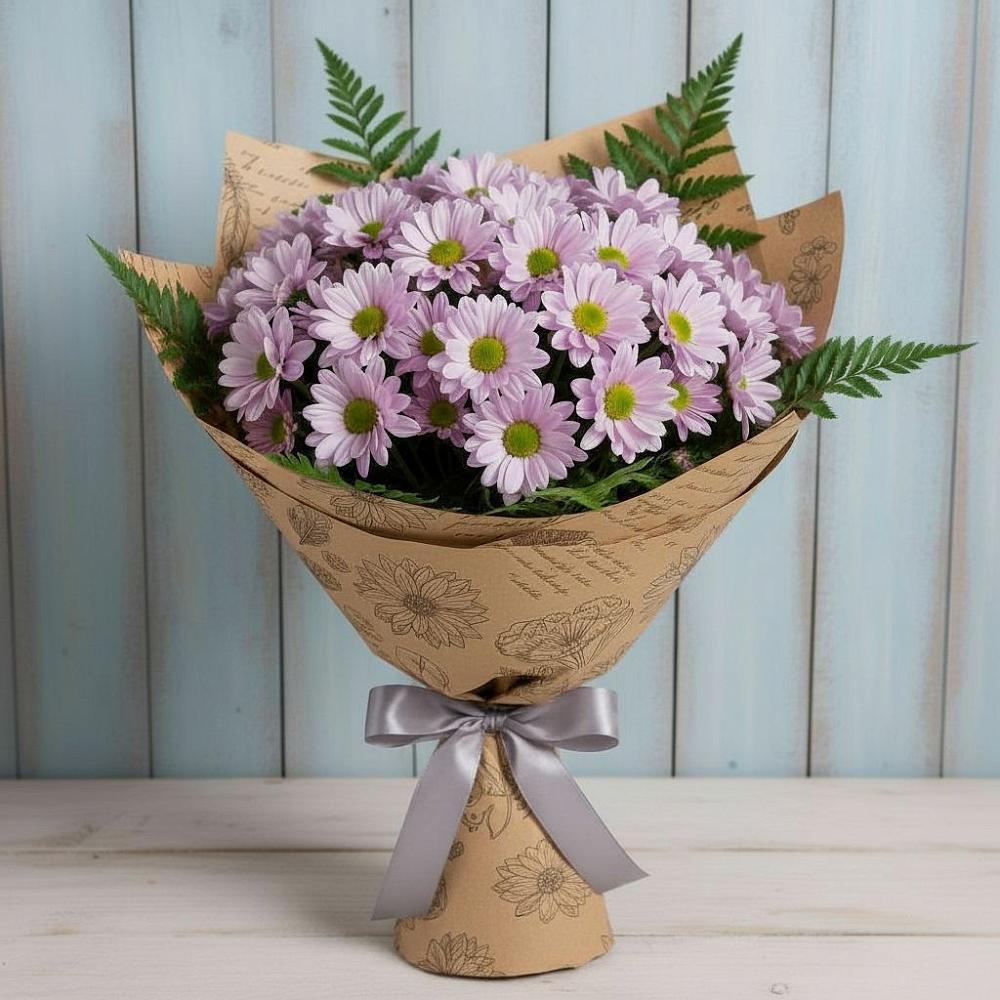 Букет цветов из: Хризантемы в Сазоново