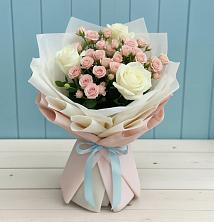 Букет цветов из:  Розы в Сазоново