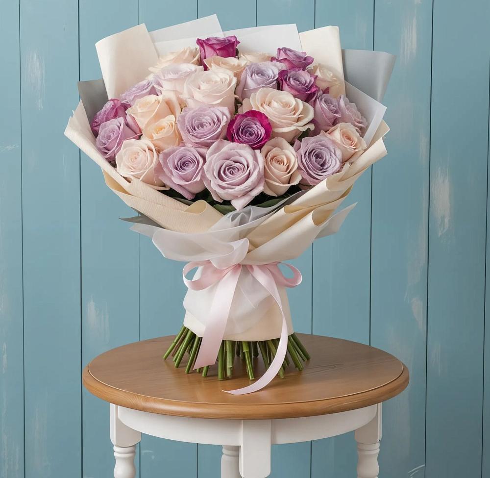 Букет цветов из: Розы в Сазоново