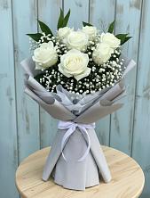 Букет цветов из:  Розы в Сазоново