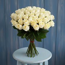 Букет 51 Белая роза Эдлесс Лав #REPLACE_PRED# Сазоново