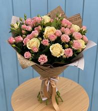 Букет цветов из:  Розы в Сазоново