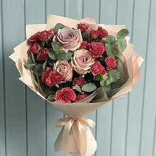 Букет цветов из:  Гвоздики и Розы #REPLACE_PRED# Сазоново