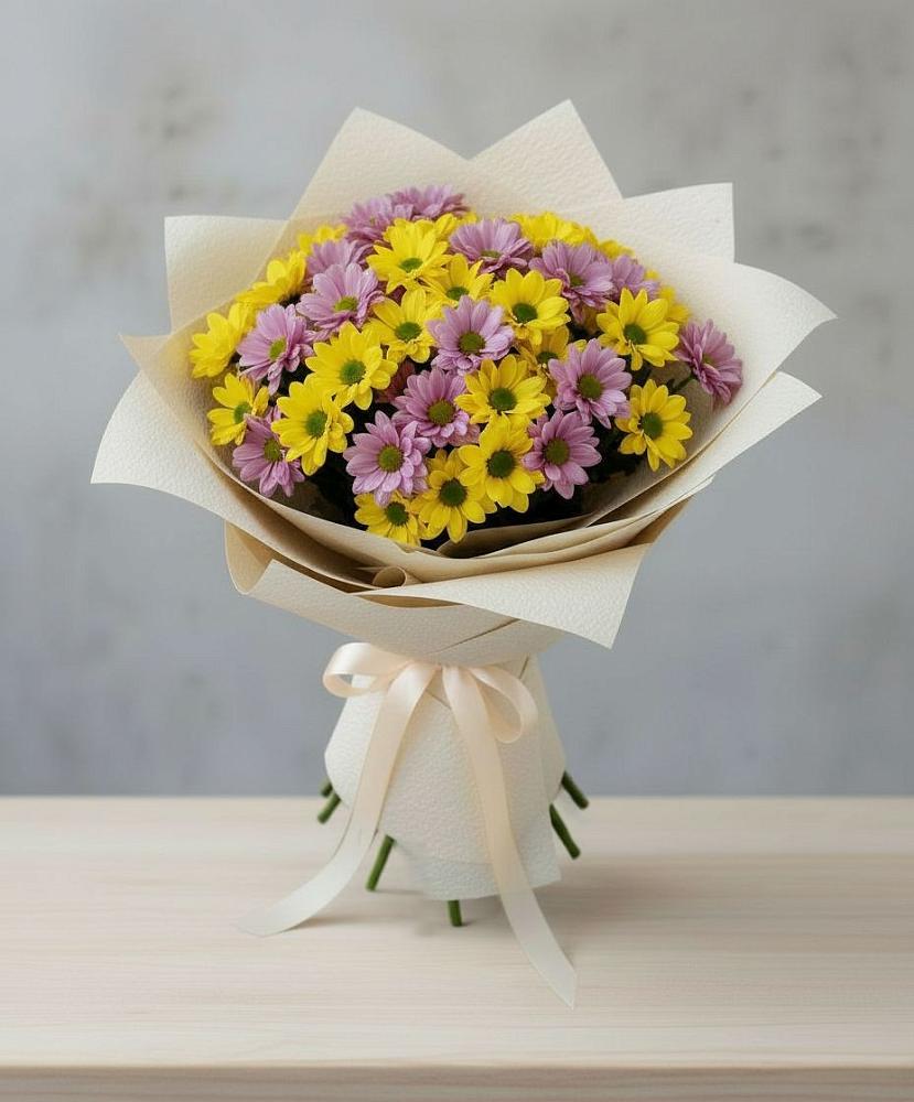 Букет цветов из: Хризантемы в Сазоново